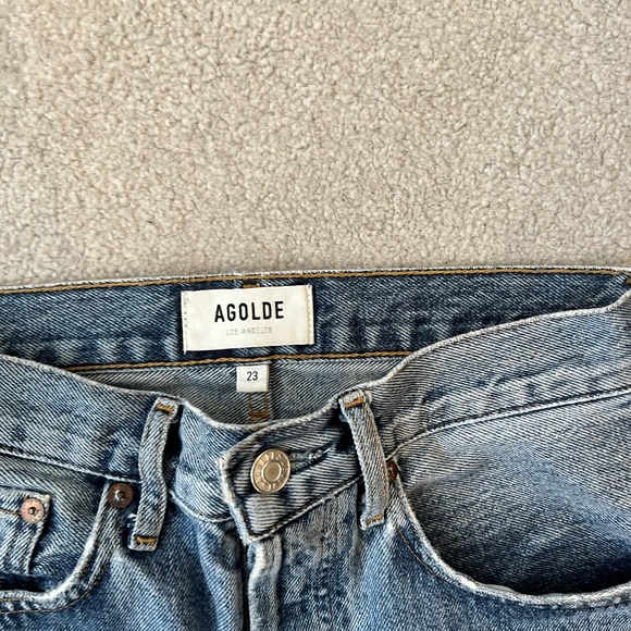 Agolde Lana Distress Denim - Picture 2 of 4